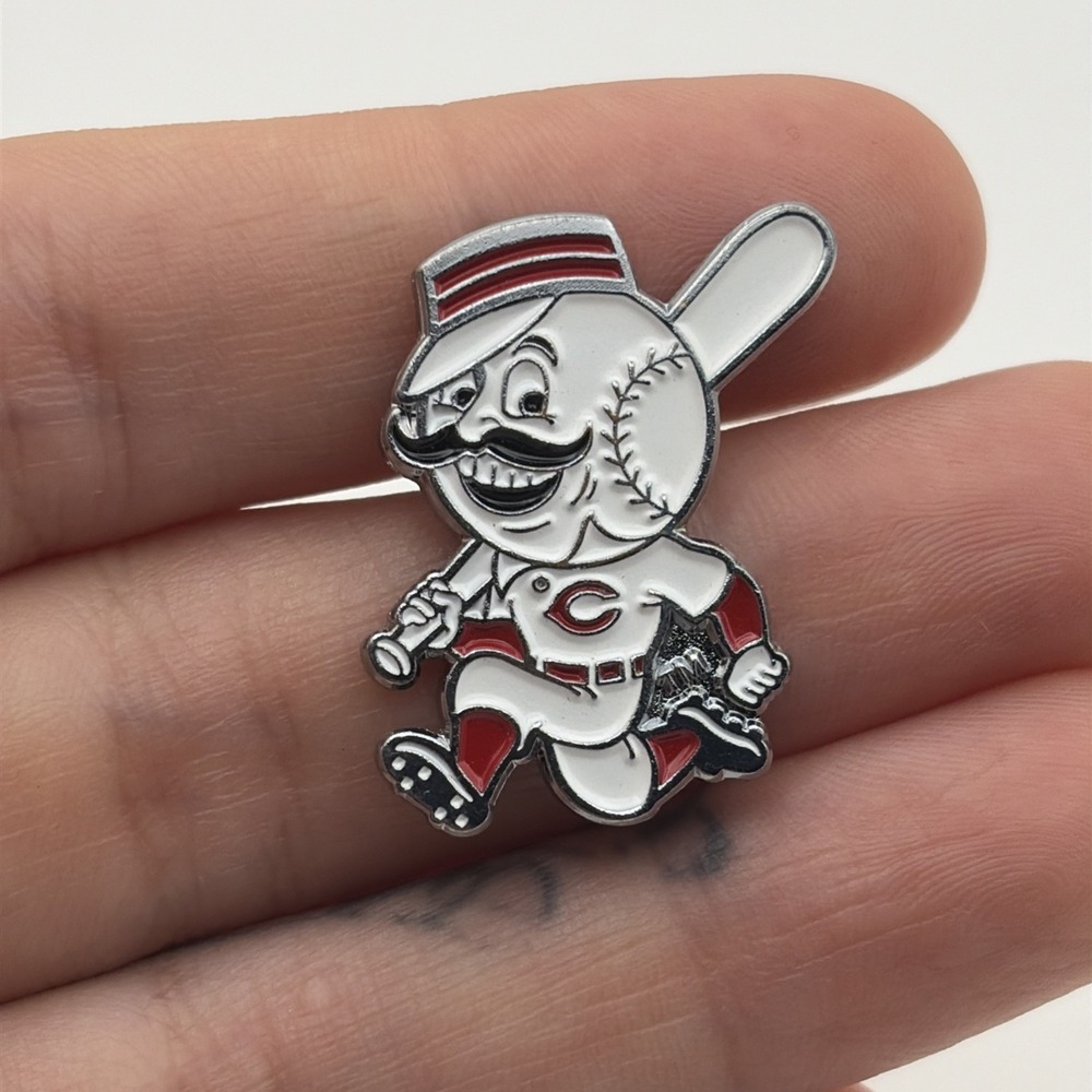 Cincinnati Reds Mr. Redlegs Mascot MLB Baseball Lapel Hat Pin